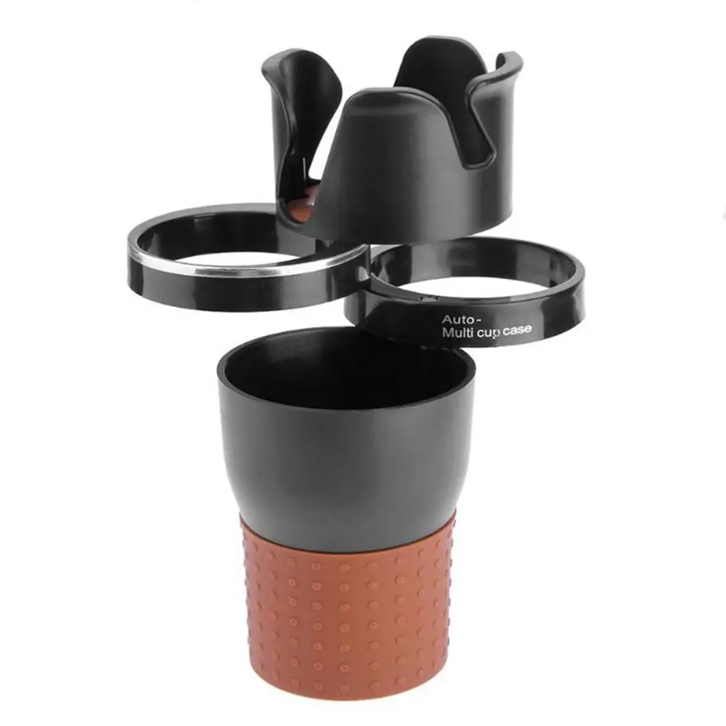 4 in 1 Multifunctio<i></i>nal Rotating Car Cup Holder - Universal ABS Smart Drink Holder Phone Mount